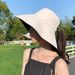 Children's 2024 Spring Fisherman Women's Summer Sunscreen and Leak proof Horsetail Sunshade Foldable Big brim Hat_voghion.com
