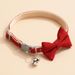 New Bow Collar, Adjustable Bell Collar For Small Cats And Dogs_voghion.com