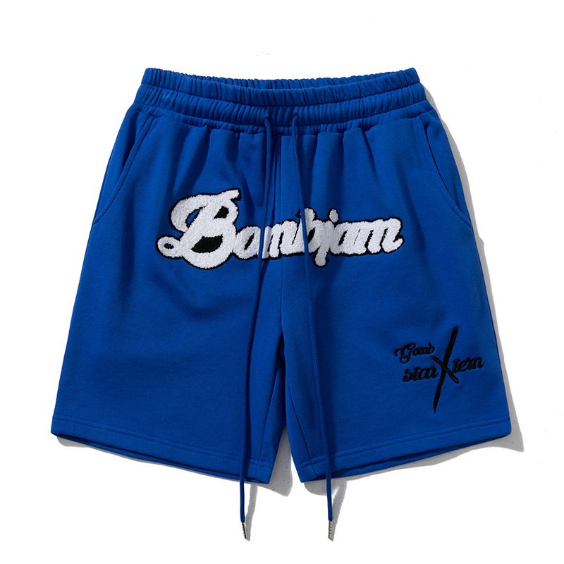 Men's Clothing style loose letter print vibe shorts men and women summer hiphop casual cool street style couple four point pants_voghion.com