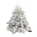 150cm/180cm/210cm Premium PE Snow-Covered Automatic Christmas Tree With Optional LED Lights – Large DIY Holiday Decor For Home & Events_voghion.com