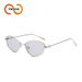 Two Circles Personalized Metal Cat Eye Frame Sunglasses Party Style Sunglasses T1278_voghion.com