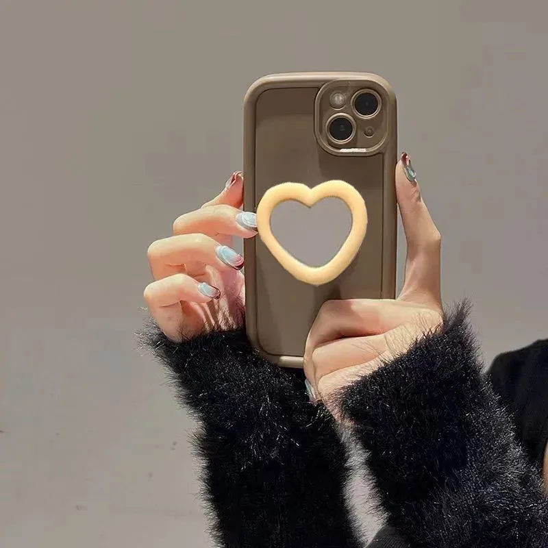 For Vivo V40 V30 SE V30E Y200i Y19S Y200E Y100+ Y38 Y58 T3X Y79 Y75S Y71S Y73 V20 V7 Plus 5G 4G Phone Case Mirror Bracket Cover_voghion.com