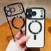 Plating Edge Charge Silicone Case For Iphone 17 Air 16 15 14 PLUS 13 12 11 Pro Max Magnetic Camera Protect Cover_voghion.com