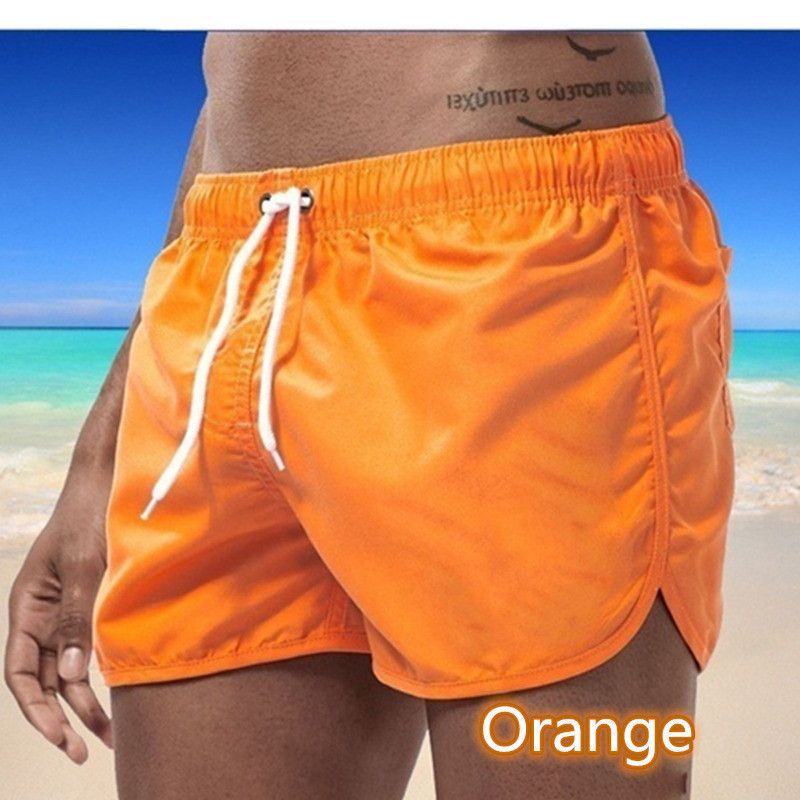 Herrenbekleidung Strandshorts Große Herren-Dreiviertelhose Strandsport Schnelltrocknende Hose Freizeithose Ohne Bügelknöpfe_voghion.com
