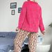 Simple And Comfortable Pajamas Women's Autumn And Winter Leopard Print Long-sleeved Trousers Thickened Two-piece Set_voghion.com