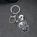 Skull Pumpkin Spider Web Scarecrow Pendant Keychain Halloween Series Ornament_voghion.com