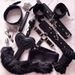 Set di giocattoli sessuali SM neri in due pezzi trasformati in frusta da bondage e da addestramento_voghion.com