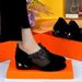 Spring And Summer Soft Sole Women's Mesh Zipper Fairy Style Flower Single Casual Shallow Mouth Loafers Mom Shoes_voghion.com