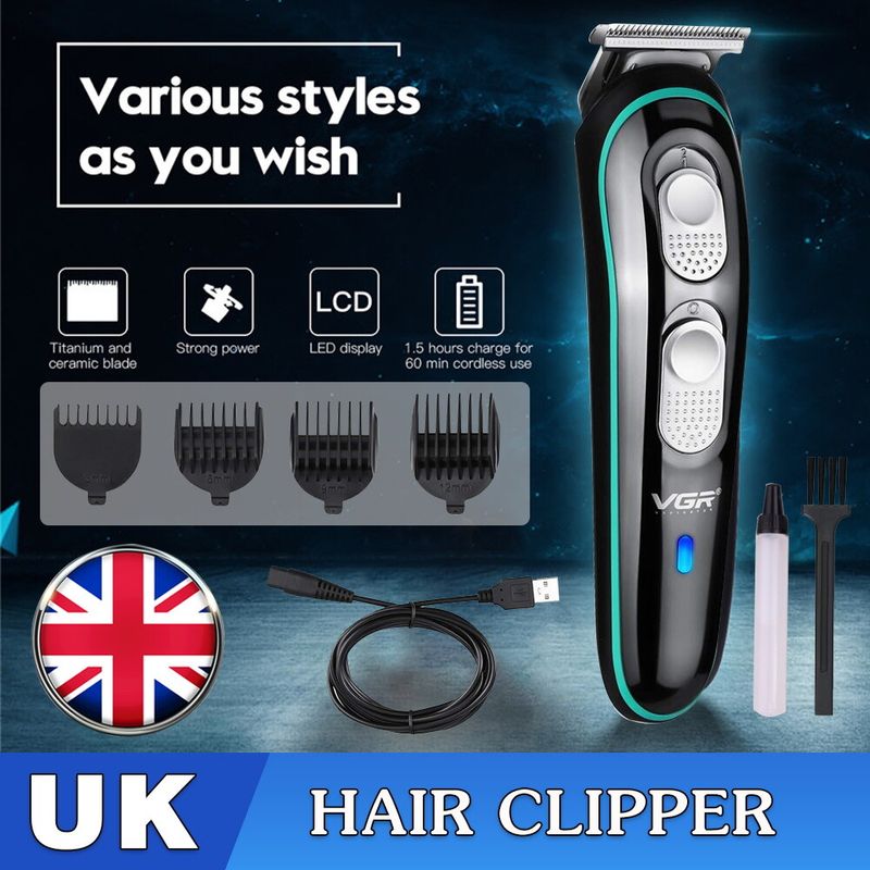 Professional Mens Hair Clippers Shaver Trimmers Machine Cordless Beard Electric_voghion.com
