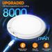 Magnetic Ceiling Light, Motion Sensor & Remote Control Light, IP54 Waterproof, 8000mAh 60-Day, EU Warehouse_voghion.com