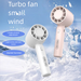 Brushless Turbo Fan - USB Mini Handheld With Portable Rechargeable Silent Operation_voghion.com