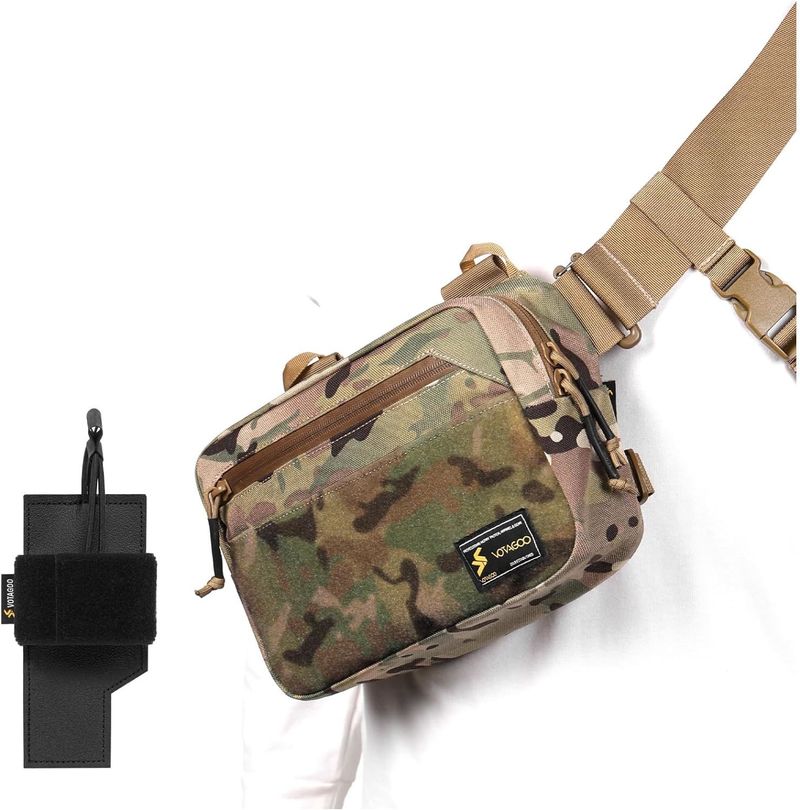 Tactical Fanny Pack EDC Waist Bag For Outdoor Shooting Fishing_voghion.com