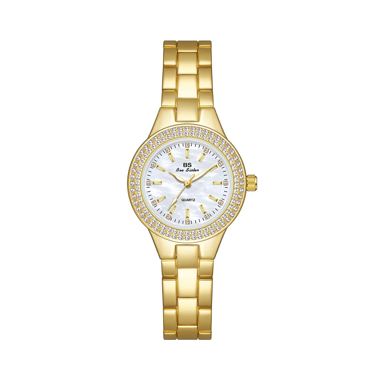 Montre élégante pour femme avec verre minéral, mouvement à quartz suisse et bracelet en acier inoxydable – Parfaite pour un usage quotidien et les occasions spéciales_voghion.com