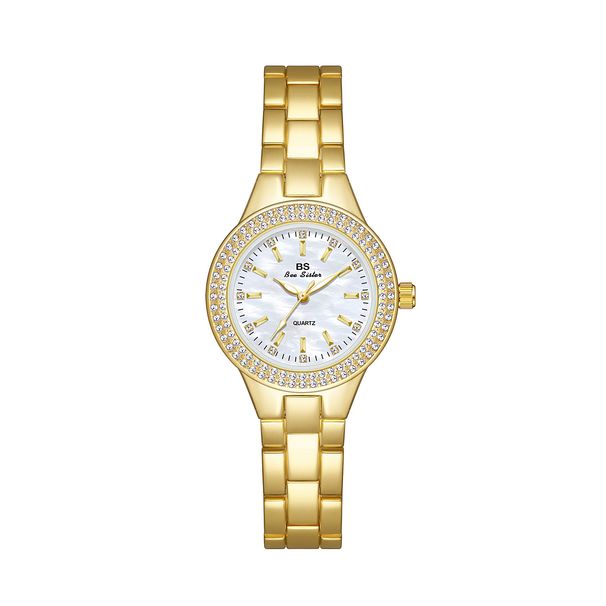 Montre élégante pour femme avec verre minéral, mouvement à quartz suisse et bracelet en acier inoxydable – Parfaite pour un usage quotidien et les occasions spéciales_voghion.com