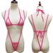 Maillot de bain une pièce sexy en maille transparente à trois points pour femme_voghion.com