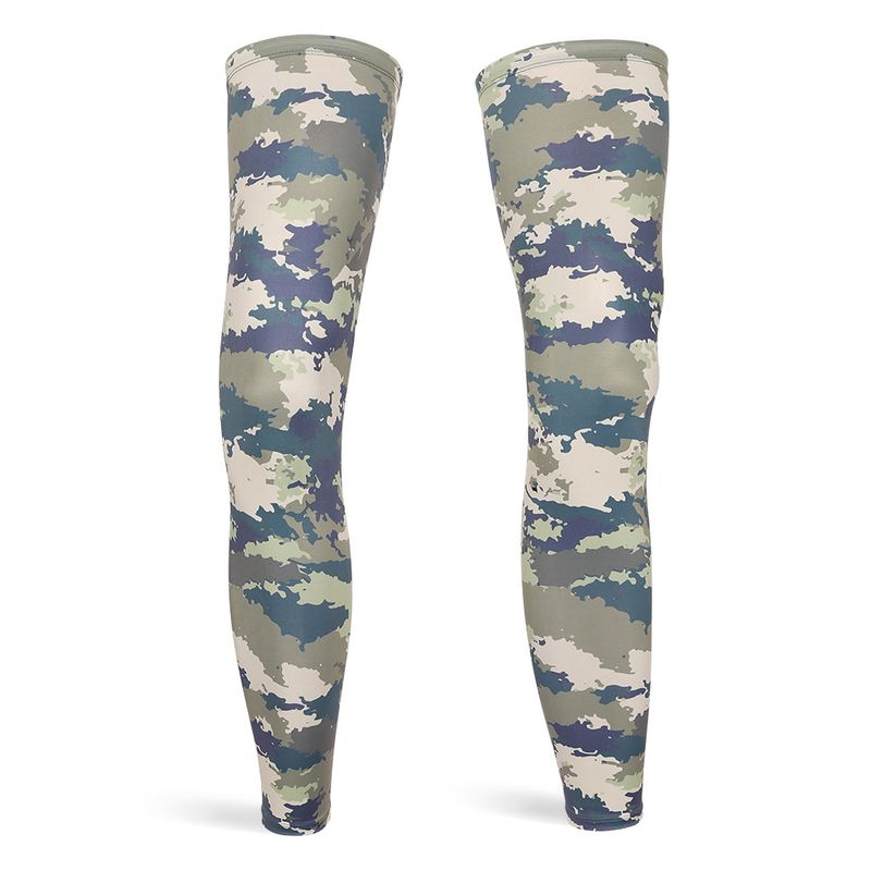 Camouflage Ice Silk Outdoor Sports Radfahren Basketball Guards Unisex Sommer Sonnenschutz Bein Ärmel_voghion.com