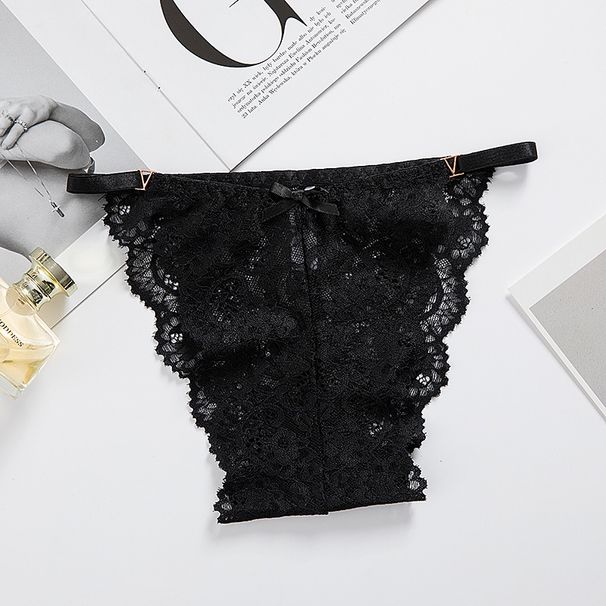 Biancheria intima sexy pizzo donna mutandine a vita bassa slip in rete ragazza_voghion.com