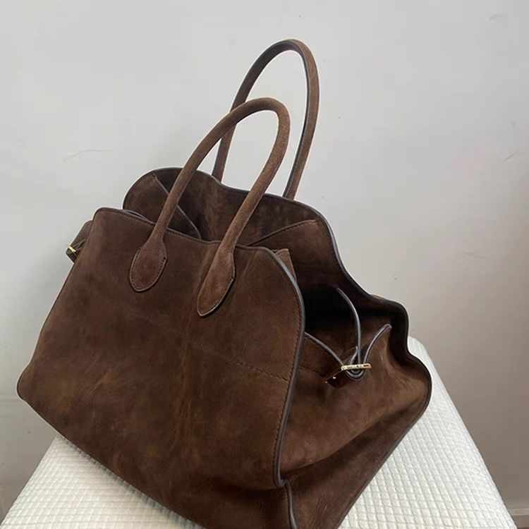 Tote 2024 New High end Women's Simple Designer Large Capacity Shoulder Bag Retro Unique personality Handbag_voghion.com