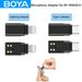 BOYA iPhone Lighing Type-C Adapter for BY-WM3D/WM3U only_voghion.com