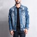 New perforated denim jacket for men_voghion.com