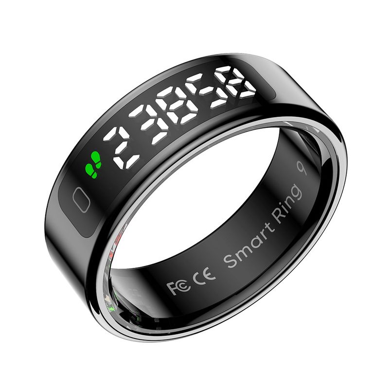 R11 Mit Bildschirmanzeige Herzfrequenz Blutsauerstoff Schrittzahl Schlafüberwachung Band Smart Ring_voghion.com