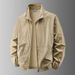 Unbeatable Quality Stand Up Collar Plus Size Sports Commuting Casual Sunscreen Loose Men's Thin Jacket_voghion.com