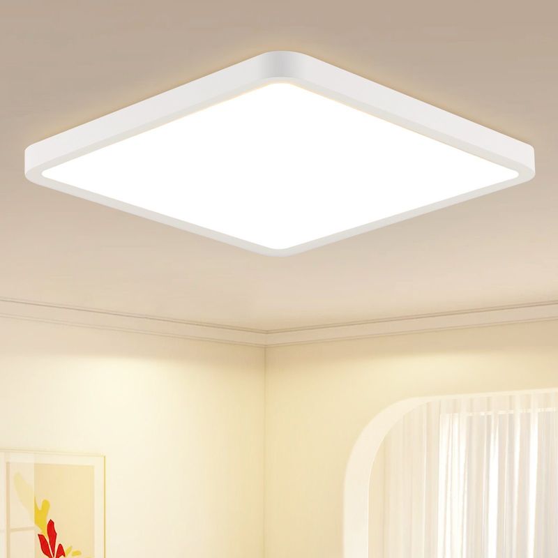 Deckenlampe LED Deckenleuchte Flach - Schlafzimmerlampe 23CM Badezimmerlampe 18W Küchenlampe Eckig 4000K Deckenbeleuchtung Für Badezimmer Küche Flur_voghion.com