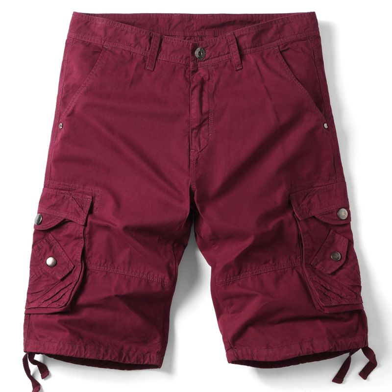 Abbigliamento da uomo casual mimetico multicolore pantaloncini da lavoro grandi dimensioni multitasche pantaloni a cinque punte_voghion.com