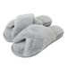 New plush slippers women's foreign trade Cross-style plush slippers  cross-border casual warm cotton slippers manufacturer_voghion.com