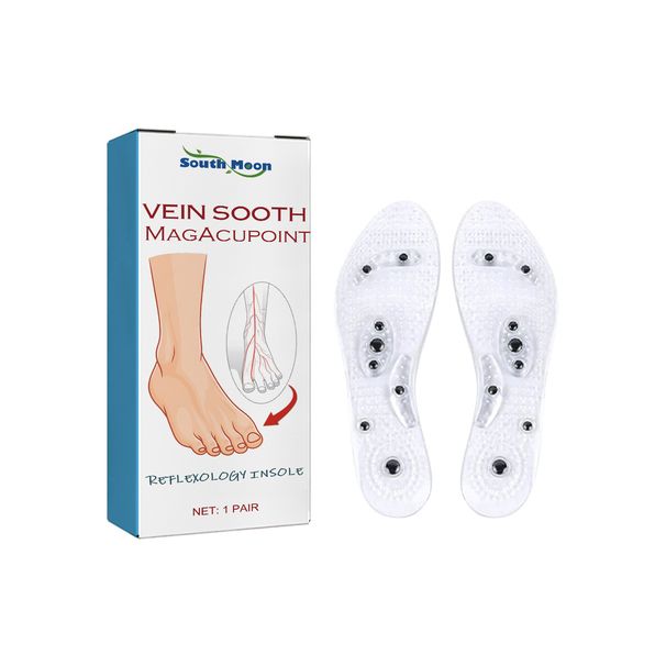 Soletta per la cura della gamba Moon South, massaggio alla suola per alleviare il gonfiore delle gambe, soletta per la cura del massaggio delle gambe con lombrico_voghion.com
