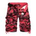 Herrenbekleidung Lässige Camouflage-Arbeitsshorts in mehreren Farben Große Fünf-Punkt-Hose mit mehreren Taschen_voghion.com