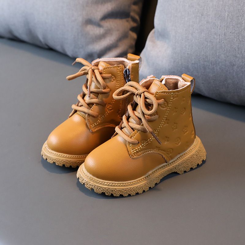 Botas High Top Kannerschong 2023 Wantermoud Kand Jong Liederschong Allmatch Knöchel waarm Meedercher Stiwwel Bota Infantil_voghion.com
