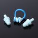 Silicone box with choking and anti noise tool set, nose clip earplug swimming equipment_voghion.com