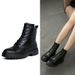 2022 Autum Witer Geuie Leather Marti Sprig Versatile Sigle British Style Thi Breathable Stylish Short Boots_voghion.com