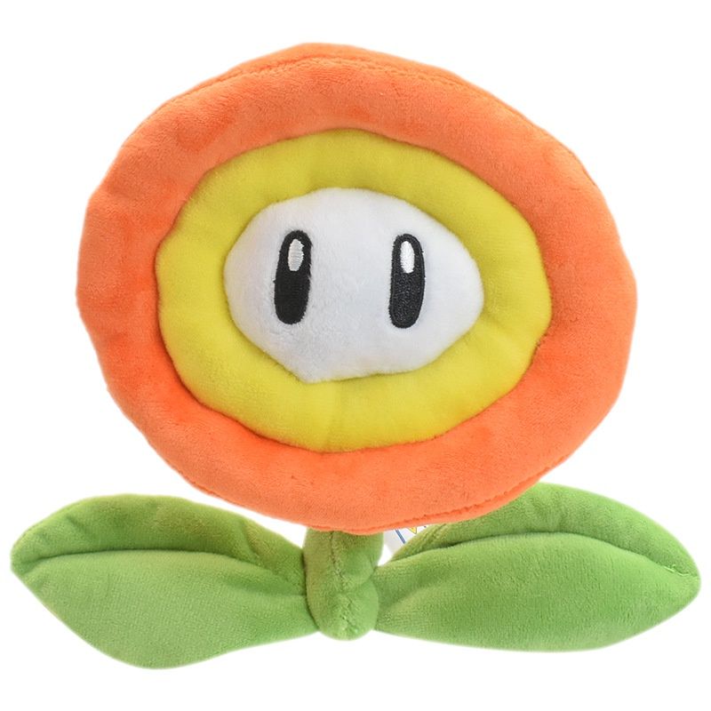 Plush Orange New Mario Flame Blue Ice Sunflower Soft 18cm Toy_voghion.com
