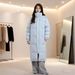 Mädchen Liangshi Herbst Gleiches Modell 2025 Neue Daunenjacke Damen Extra Lang Winter Dick Locker Overknee Paar Herrenmantel_voghion.com