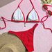 Vêtements pour femmes, mode, tissu spécial, bikini, maillot de bain sexy, ensemble deux pièces_voghion.com