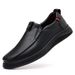 Suitable For All Seasons Men's Shoes Summer Genuine Breathable Business Soft Sole Non-Slip Hollow Out Casual Middle-Aged Dad Leather Sandals_voghion.com