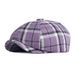Vendita calda autunno inverno poliestere plaid newsboy cappelli berretto piatto con visiera uomini e donne pittore basco cappelli 61_voghion.com