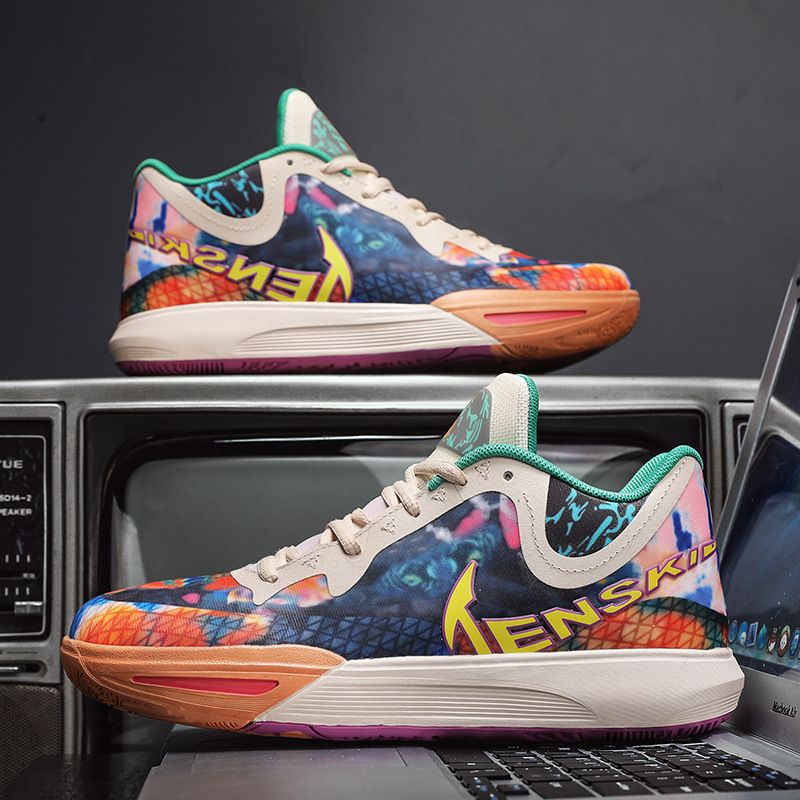 Owen Basketballschuhe der 9. Generation in limitierter Auflage, 7. männliche und weibliche Studenten, Luftkissen, tatsächliche rutschfeste Dämpfung, Reibung mit Geräusch_voghion.com
