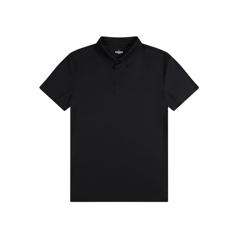 Camisa polo masculina Zhongjian Ice Silk, manga curta, verão, elegante, sem costura, lapela, camiseta, nova, 2024, meia manga D3037_voghion.com