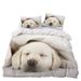 Roztomilá sada čtyř povlečení pro domácí mazlíčky, sada pro psa a štěně ze tří kusů_voghion.com