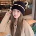 Cappello da gattino con orecchie, cappello da autunno inverno foderato in pile, nuovo, alla moda, caldo, con protezione per le orecchie e viso snello,_voghion.com