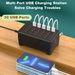 30-Port Total 150W (30 A) Charging Station, Home Fast Charger, Multiple USB Desktop Chargers, Suitable for Hotels,_voghion.com