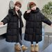 2024 New Children's Down Cotton Jacket, Extended Knee Length Cotton Jacket, Korean Style_voghion.com