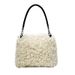 2025 New Milky White Chain-Strap Crossbody Bag Handbag, Fur Bag, Shoulder Bag Women's Fashionable And Versatile_voghion.com