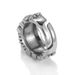 Anello regolabile vintage alla moda in argento thailandese S990 con ancora a croce per uomo, stile hip-hop punk personalizzato_voghion.com