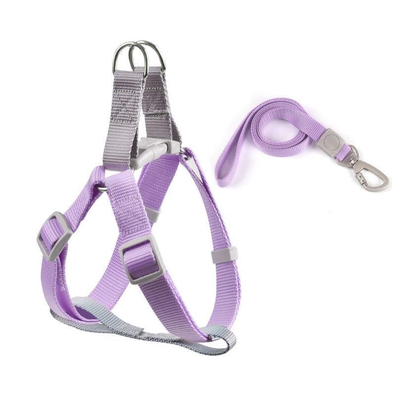 Vest Style Pet Leash Macaron Chest Back Dog Leash Dog Leash Outdoor Pet Supplies Dog Chain_voghion.com