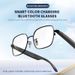 Smart Bluetooth Glasses GS11 With Photochromic Lenses, Magnetic Charging, Lightweight Metal Frame For Work & Outdoor_voghion.com