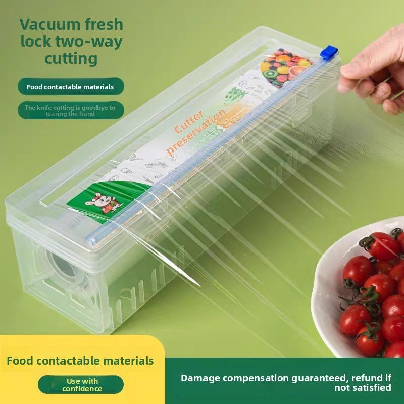 Película adhesiva de PE de grado alimenticio para el hogar, rollo grande para cuchillos, divisor, para cocina, microondas, horno, resistente a altas temperaturas._voghion.com